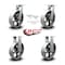 Service Caster 10 Inch Heavy Duty Semi Steel Cast Iron Caster Swivel Locks 2 Rigid SCC, 2PK SCC-KP92S1030-SSR-BSL-2-R-2 - alternate 1